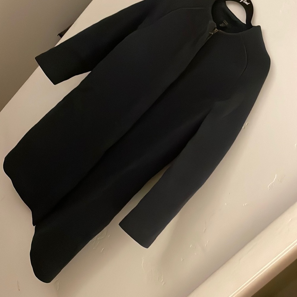 Long navy Cos jacket